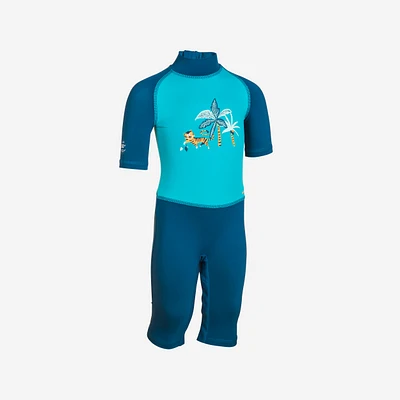 Short-Sleeved Anti-UV Swimming Wetsuit – Babies/Kids