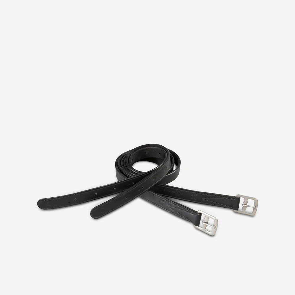 Horse Riding Stirrup Leathers - Schooling Black