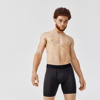 Men's Mid-Length Running Boxers - Dry Plus Black