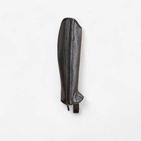 Horse Riding Leather Half-Chaps with Gusset