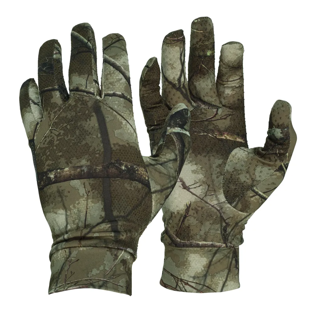 Thin Stretch Hunting Gloves 100 – Camouflage