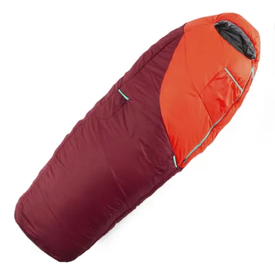 Kids’ Camping Sleeping Bag 0°C - MH 500 Red