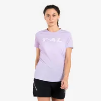 Women's Short-Sleeved Trail Running T-Shirt - Purple