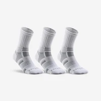 High Tennis Socks RS 560 Tri-Pack - White/Grey