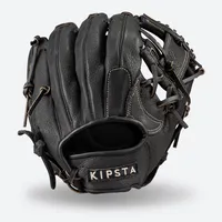 Right-Handed Baseball Glove - BA 550 Black