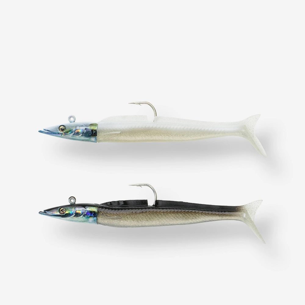 Supple Lures Sand Eel 12 g - Eelo Combo 110 Black/White