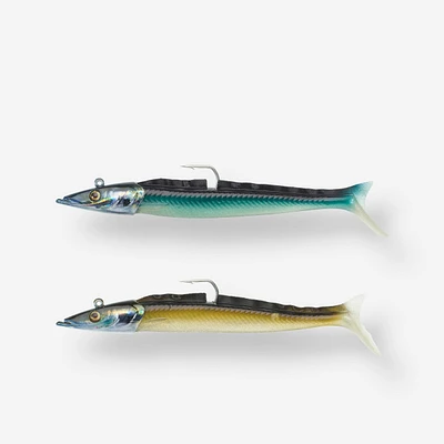 Sand Eel Shad Soft Lure 25 g - Combo Eelo 150 Ayu/Blue