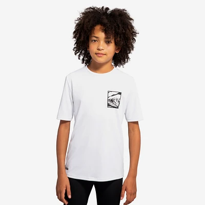 Kids’ Short-Sleeved Surfing Rash Guard