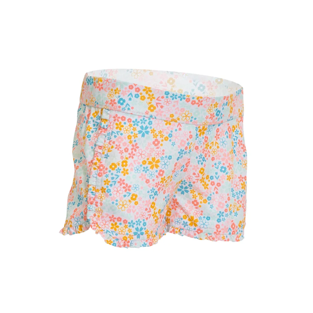 Swim Shorts with Flower Print