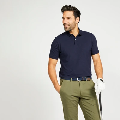 Men's Cotton Short-Sleeved Golf Polo Shirt
