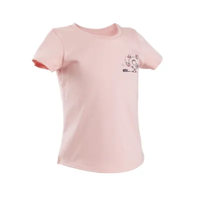 Kids’ Cotton T-Shirt – Basic Pink