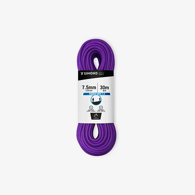 Dry Climbing Double Rope - 7.5 MM x 30 M  (1/3" x 100')