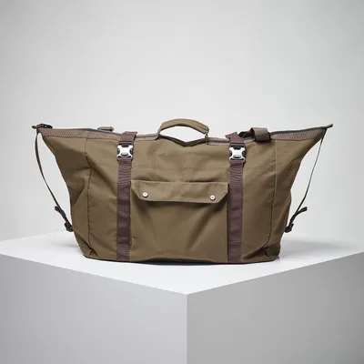 Hunting Carry Duffle Bag Cotton Wax 80L - Brown