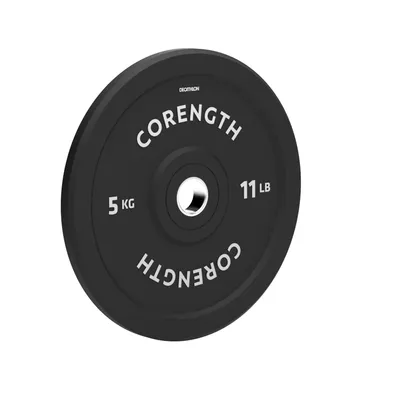 Weightlifting 5 kg Bumper Plate - Inner Diameter 50 mm