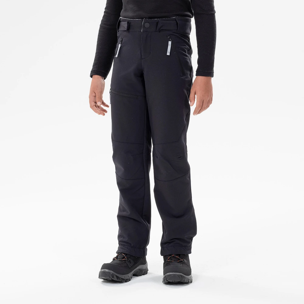 Kids’ Warm Softshell Hiking Pants
