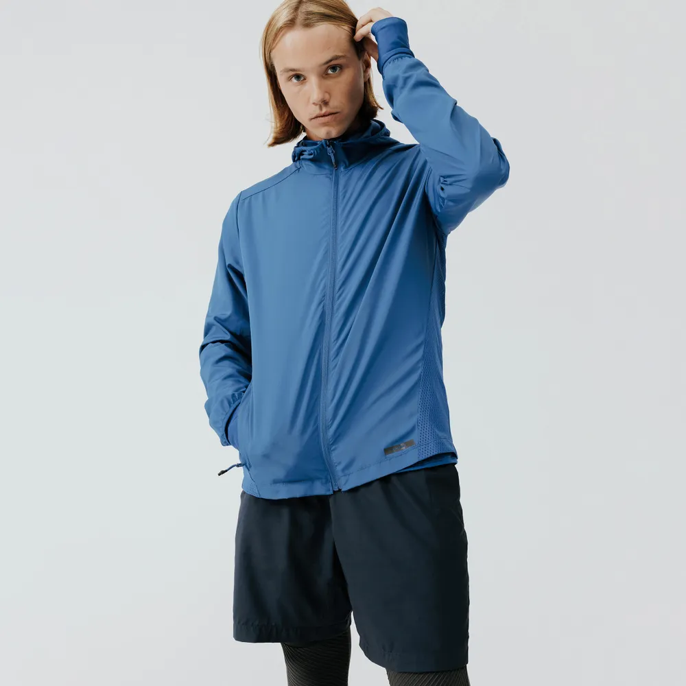 Men’s Windproof Running Jacket - Run Wind Blue