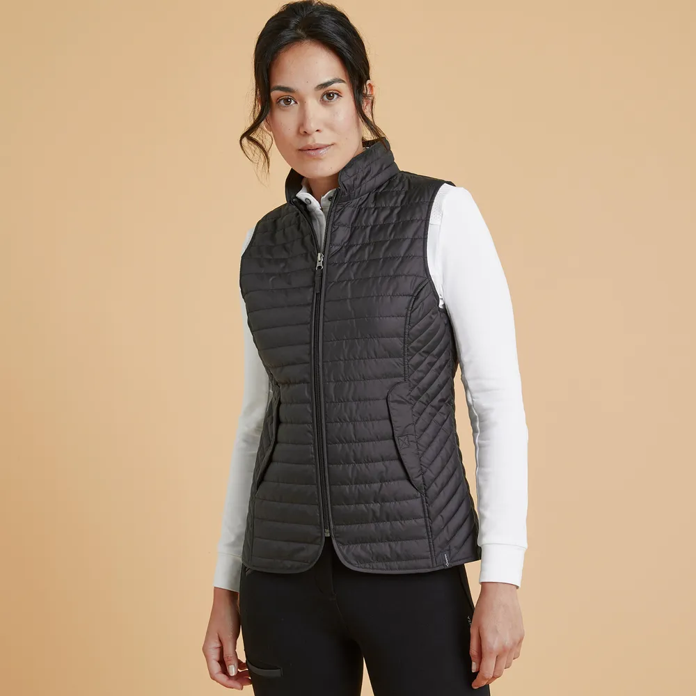 Women's Down Winter Vest - SM 100 Black