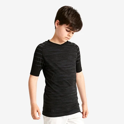 Kids' Short-Sleeved Thermal Base Layer Soccer Top