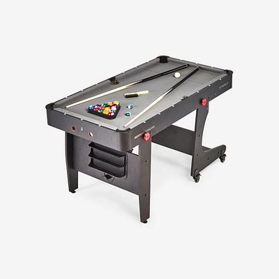 Folding Pool Table - BT 500 Grey