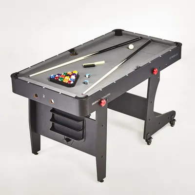Folding Pool Table - BT 500 Grey