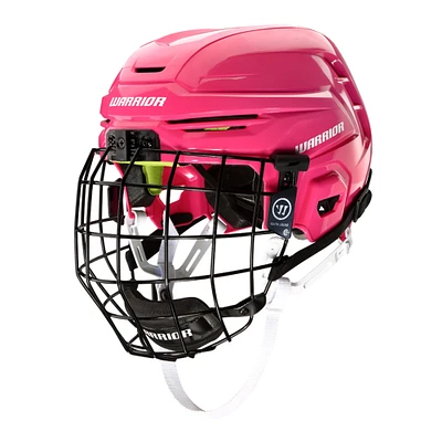 Kids' Hockey Helmet Warrior - Alpha One Youth Combo Pink