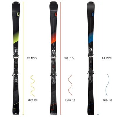 Men’s Downhill Skis with Bindings - Boost 900