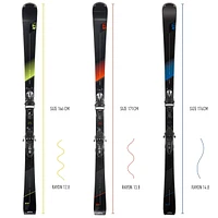 Men’s Downhill Skis with Bindings - Boost 900