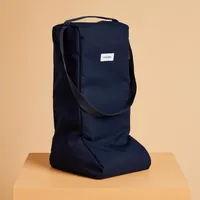 Horse Riding Boot Bag - Green/Blue