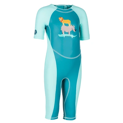 Babies' Anti-UV Swimming Wetsuit with Print – Kloupi