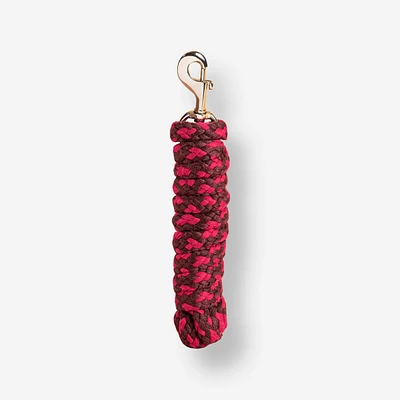 Horse Riding Leadrope Tack for Horse & Pony 2 m - Burgundy/Pink