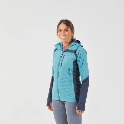 Women's Hybrid Jacket - Sprint Blue/Grey