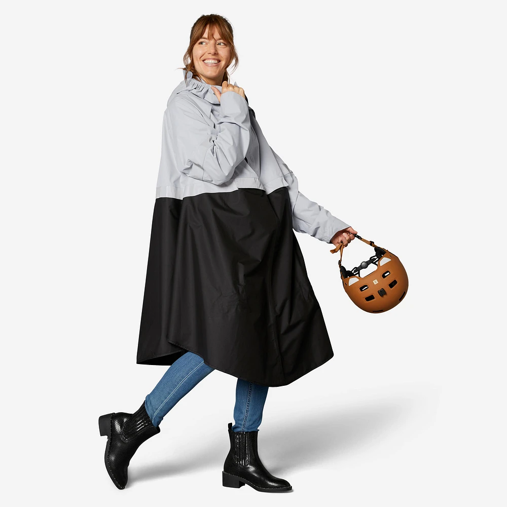 Night Visibility City Bike Rain Poncho