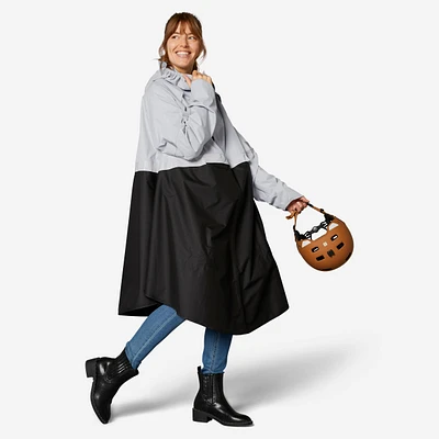 Night Visibility City Bike Rain Poncho