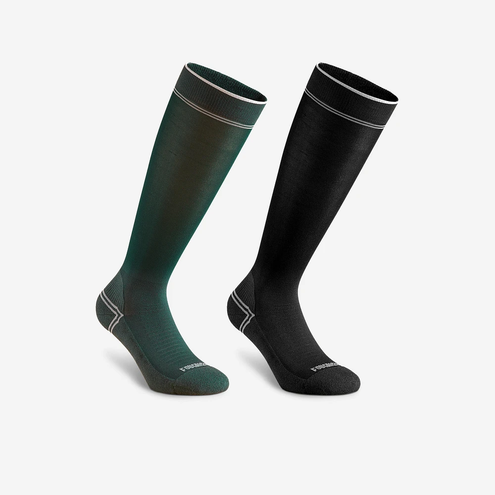 Horse Riding Ultra Thin Socks Twin-Pack