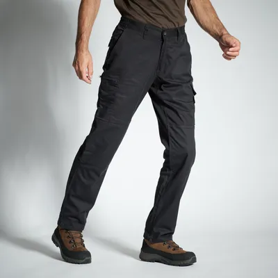 Resistant Cargo Trousers - Steppe 300 Black