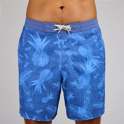 Men's Surfing Boardshorts - BS 100 Blue