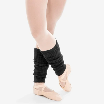 Girls' Dance Leg Warmers - Black