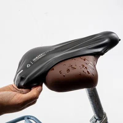 Waterresist Cycling Saddle Cover - XL Black