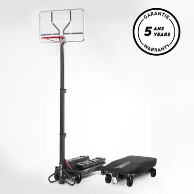 Basketball Hoop with Adjustable Stand - B 500 Grey