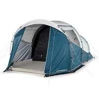 Camping Tent with Poles 4-Person, Arpenaz 4.1 Fresh & Black