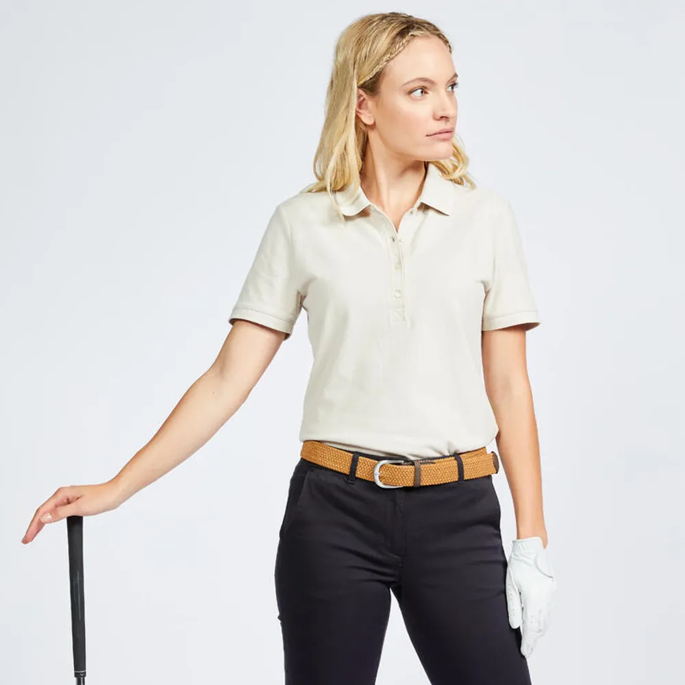 Polo golf manches courtes femme