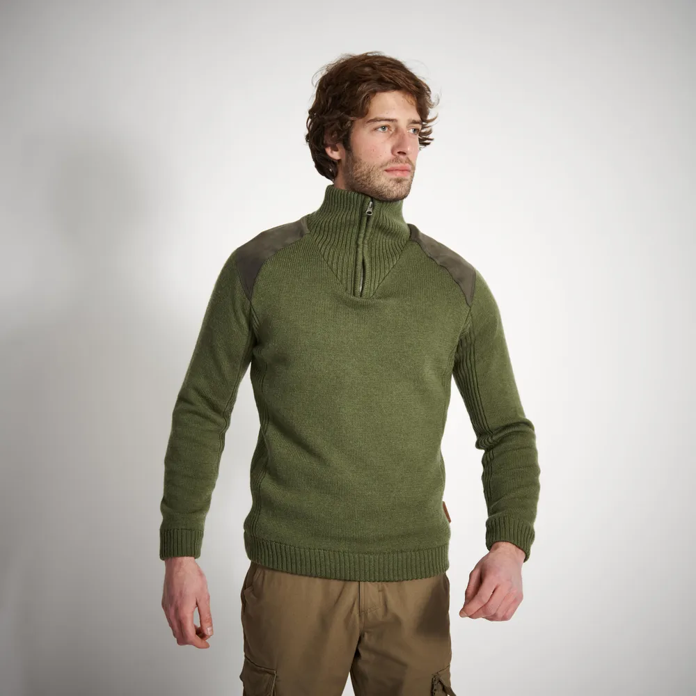 Men's Hunting Wool Windbreaker Sweater