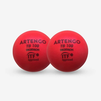 Foam Tennis Ball Twin-Pack TB100 - Red