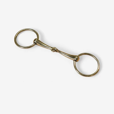 Single-Jointed Ring Snaffle Bit for Horse & Pony
