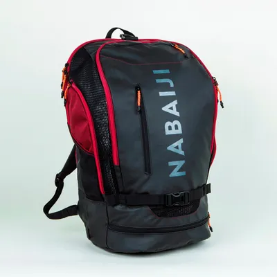 Swimming Backpack 40L - 900 Black/Red