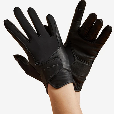 Horse Riding Leather Gloves