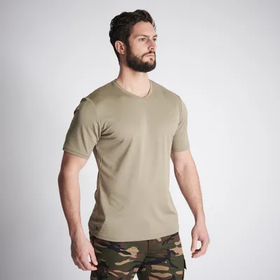 Men's Hunting Breathable T-shirt 100 Green