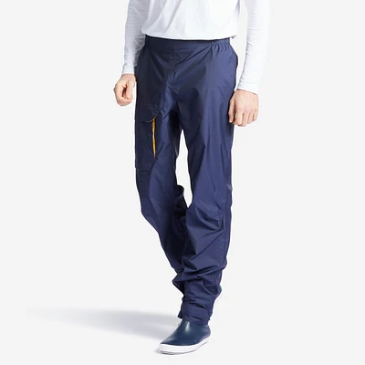 Men’s Waterproof Sailing Pants - 100 Blue