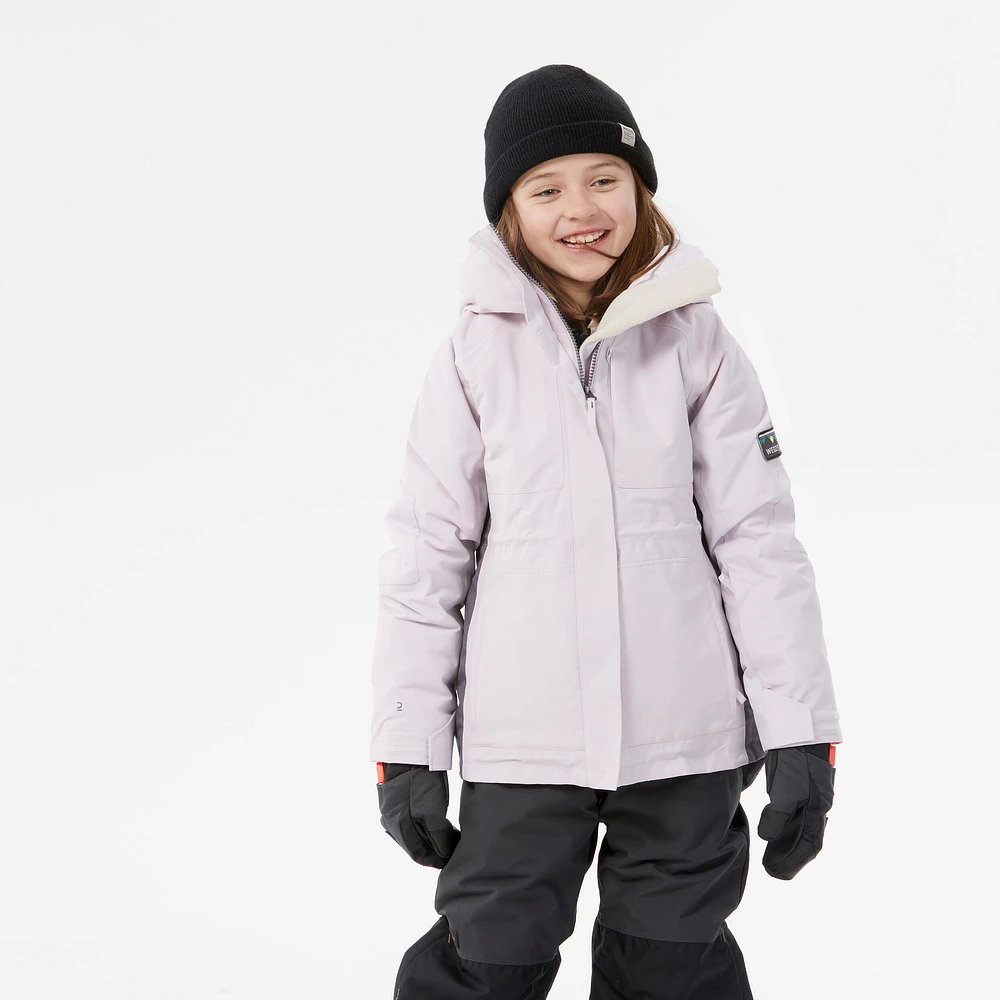 Kids’ Winter Jacket – Snowboard 500 Pink