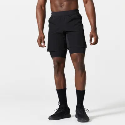 Men’s 2-in-1 Fitness Shorts - 500